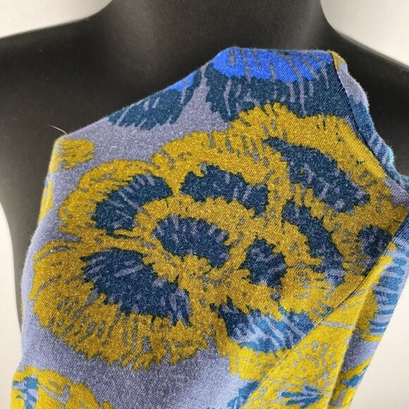 LOGO By Lori Goldstein Womens US XS Floral Cotton Modal Woven Chiffon Tunic Top - Picture 10 of 16